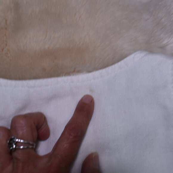 Michael Kors White Linen Vest Size Large - Picture 10 of 10